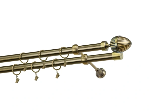 Garniže 25x25mm - dvojradové - ODEON - antik