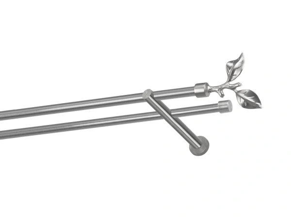 Garniže 16x16mm - dvojradové - LIST ROSE - satin 1