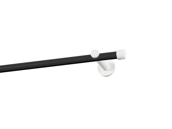 Garniža 19mm drážková tyč - 1rad - PULLO - čierno biela 1