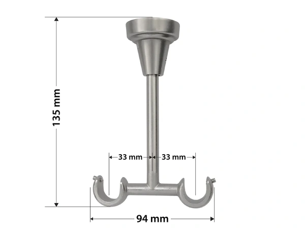 Garniže 16x16mm - dvojradové - LIST ROSE - satin 5