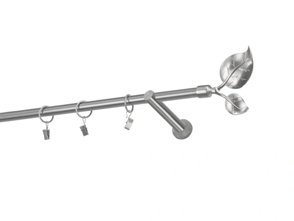 Garniže 16mm - jednoradové - LIST VEĽKÝ - satin