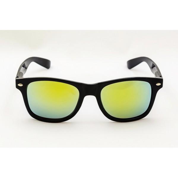 Slnečné okuliare Wayfarer čierne GOLD NEW matné
