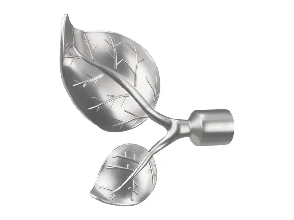 Garniže 16x16mm - dvojradové - LIST VEĽKÝ - satin