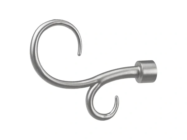 Garniže 16x16mm - dvojradové - HÁK DVOJITÝ - satin