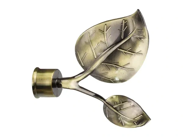 Garniže 25x16mm - dvojradové - LIST VEĽKÝ antik