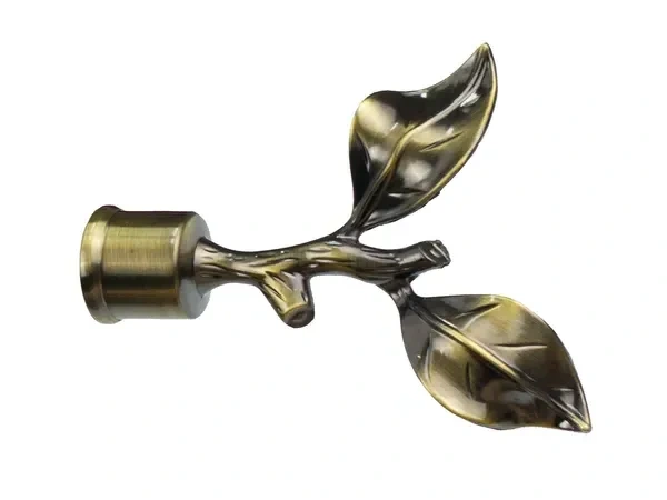 Garniže 25x16mm - dvojradové - LIST ROSE - antik