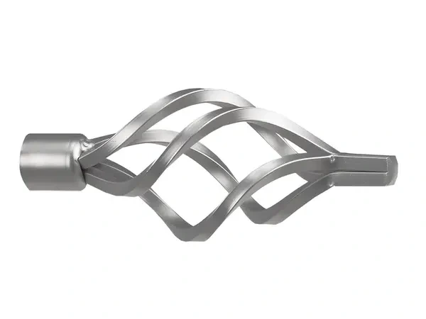 Garniža 19mm - drážková tyč - 1rad - GUĽA AZUR - satin