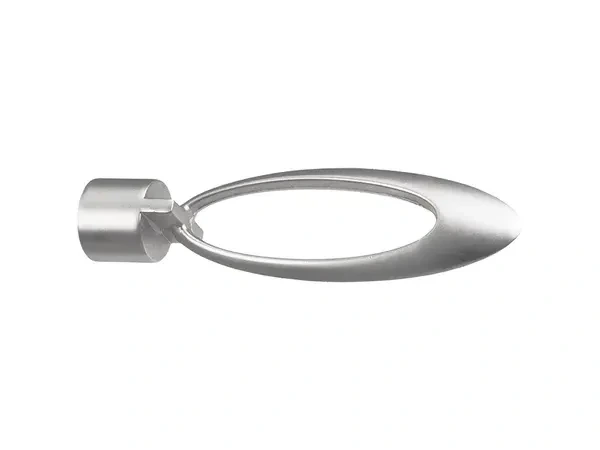 Garniža 19mm - drážková tyč - 1rad - VENEZIA - satin